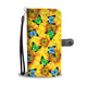 Sunflower Butterfly Phone Wallet Case