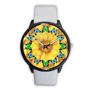 Sunflower Butterfly Awesome Watch