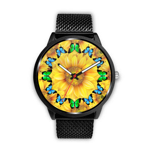 Sunflower Butterfly Awesome Watch