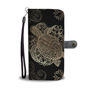 Golden Sea Turtle Phone Case - Freedom Look