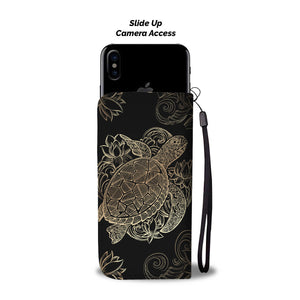 Golden Sea Turtle Phone Case - Freedom Look