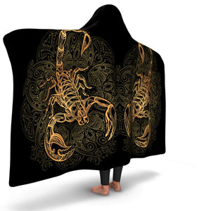 2 Scorpions Hooded Blanket