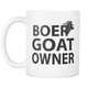 Boer Goats Owner Gifts - Boer Goat Coffee Mug - I Like Goats - I Love My Goat - Lucky Goat Coffee Cup - Great Goat Gift For Men And Women (11 oz) - Freedom Look