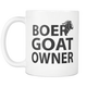 Boer Goats Owner Gifts - Boer Goat Coffee Mug - I Like Goats - I Love My Goat - Lucky Goat Coffee Cup - Great Goat Gift For Men And Women (11 oz) - Freedom Look