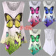 Summer O-Neck Butterfly Casual Top