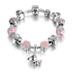 Silver Plated Lovely Dog Charm Bracelet 2017 - Freedom Look