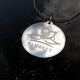 Namaste - Silver Necklace + Sapphire