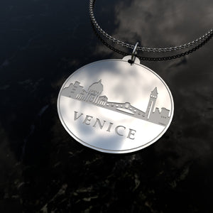Venice Skyline Sterling Silver Necklace