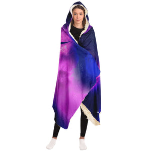 Unicorn Galaxy Hooded Blanket -