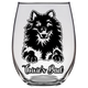 Trixie's Dad - American Eskimo Dog Dad Stemless Wine Glass