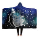 Personalized Capricorn Horoscope Zodiac Star Sign Hooded Blanket