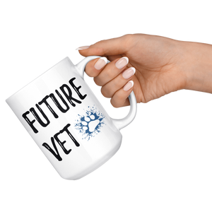 Future Vet Medicine Degree, Veterinarian Student Coffee Mug (15 oz)