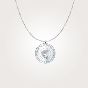 A Fisher Man Sterling Silver Necklace - Freedom Look