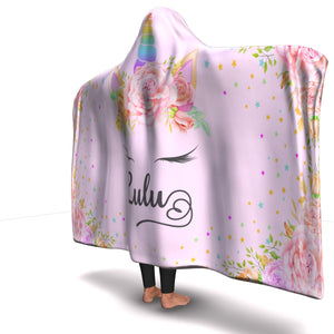 Personalized Unicorn Hooded Blanket - Lulu