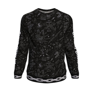 Biker All-Over Sweatshirt - Freedom Look