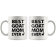 Best Goat Mom Coffee Mug (11 oz) - Freedom Look
