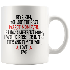 Kim Parrot Mom Coffee Mug (11oz)