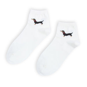 5 Pairs Dachshund Socks - Freedom Look