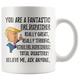 Funny Fantastic Fire Dispatcher Coffee Mug, Fire Dispatcher Trump Gifts, Best Fire Dispatcher Birthday Gift, Fire Dispatcher Graduation Gift