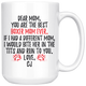 Personalized Boxer Dog CJ Mom Coffee Mug (15 oz)