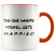 The One Where Mishel Gets Married Colored Coffee Mug (11 oz)