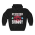 Brother Saving Bunny Firefighter Easter Unisex Hoodie Hooded Sweatshirt