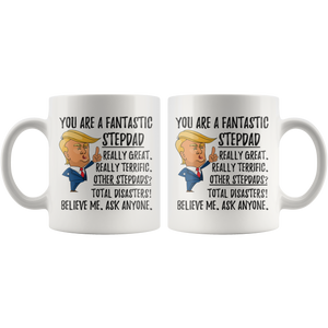 Funny Fantastic Stepdad Trump Coffee Mug (11 oz)