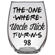 Uncle Nick Turns 98 Years Stemless Wine Glass