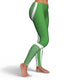 Hexagonal Printed Leggings - Green