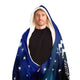 Personalized Aquarius Horoscope Zodiac Star Sign Hooded Blanket