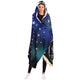 Personalized Aquarius Horoscope Zodiac Star Sign Hooded Blanket