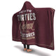Build In The Thirties Hooded Blanket - Freedom Look