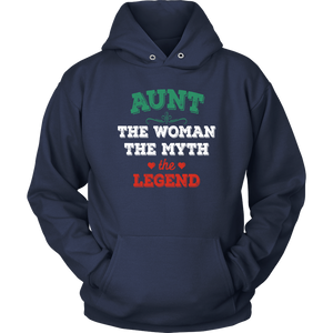 Aunt The Woman The Myth The Legend Unisex Hoodie - Freedom Look