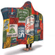 Camping Hiking Exploring Hooded Blanket (Red) - Freedom Look