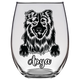 Arya Australian Shepherd Stemless Wine Glass