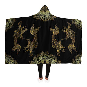 Pisces Mandala Hooded Blanket