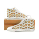 High & Low Top Canvas Women's Shoes - Monarch Butterfly Pattern - Freedom Look