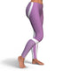 Hexagonal Printed Leggings - Purple