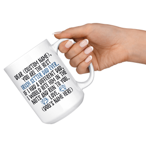 Personalized Best Irish Setter Dad Coffee Mug (15 oz)