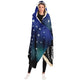Personalized Capricorn Horoscope Zodiac Star Sign Hooded Blanket