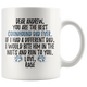 Personalized Coonhound Dog Dad Andrew Coffee Mug (11 oz)