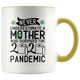 Mother Survived 2020 Pandemic Toilet Paper Colored Coffee Mug