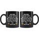 Personalized Beekeeper Chris Black Coffee Mug (11 oz)