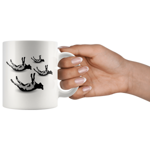 Fainting Goat Coffee Mug - Funny Goats Gifts - Dancing Goats Coffee - Goat Owner Gifts - Baby Goats Mug - Funny Lucky Goat Coffee Cup (11 oz)
