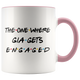 The One Where Gia Gets Engaged Colored Coffee Mug (11 oz)