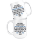 Personalized American Eskimo Dog Mika Dad Chris Coffee Mug (15 oz)