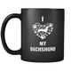 I Love My Weiner Dog Mug - Doxin Dog Stuff - Weeny Dog Lovers - Great Gift For Daschund Owner - Freedom Look