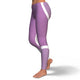 Hexagonal Printed Leggings - Purple