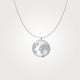 World Map Sterling Silver Necklace