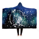 Personalized Sagittarius Horoscope Zodiac Star Sign Hooded Blanket